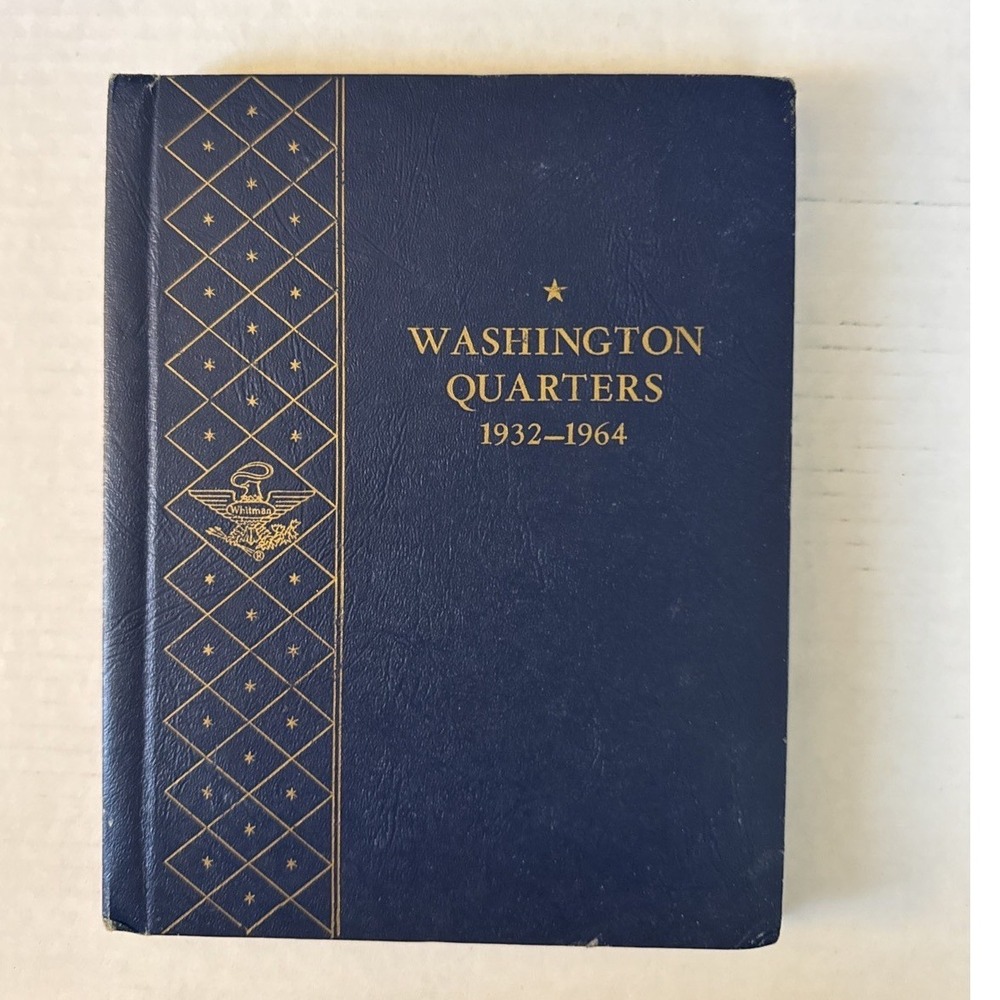 Vintage Whitman Bookshelf Washington Quarters 1932-1964 Album #9418